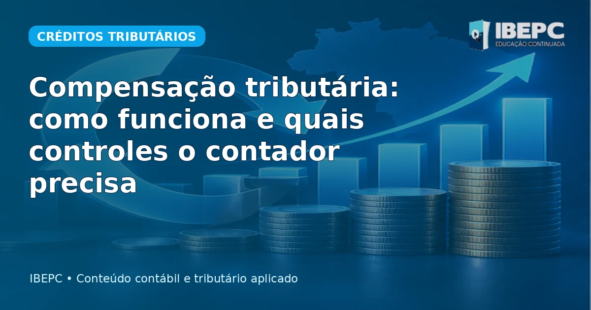Capa do artigo: Compensação tributária: como funciona e quais controles o contador precisa
